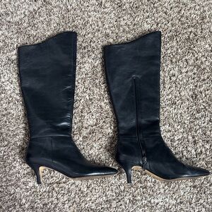 Crown Vintage Black Heeled Boots